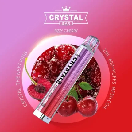 10 x SKE Crystal Bar 600 Fizzy Cherry 2% Nikotin