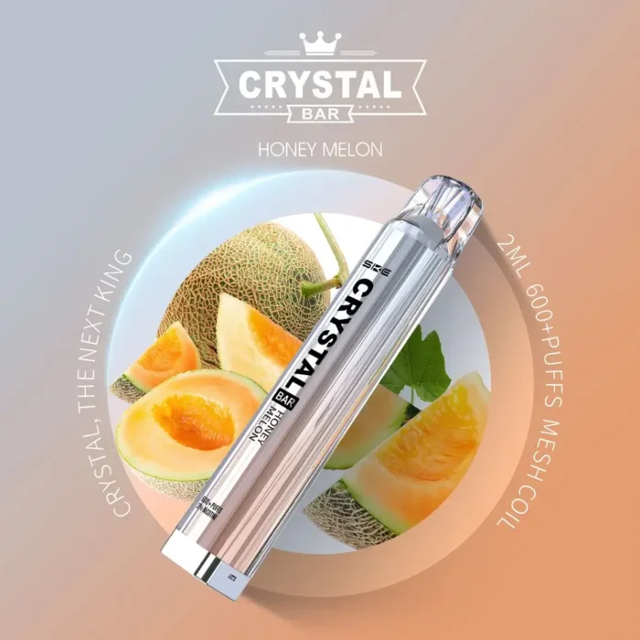 10 x Crystal Bar 600 Honey Melon 2% Nikotin