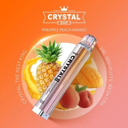 Crystal Bar 600 Pineapple Peach Mango