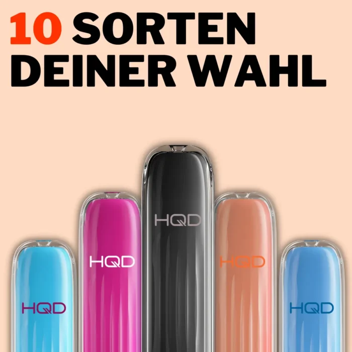 HQD SURV Mix & Match: 10 Sorten Deiner Wahl! – Bild 1