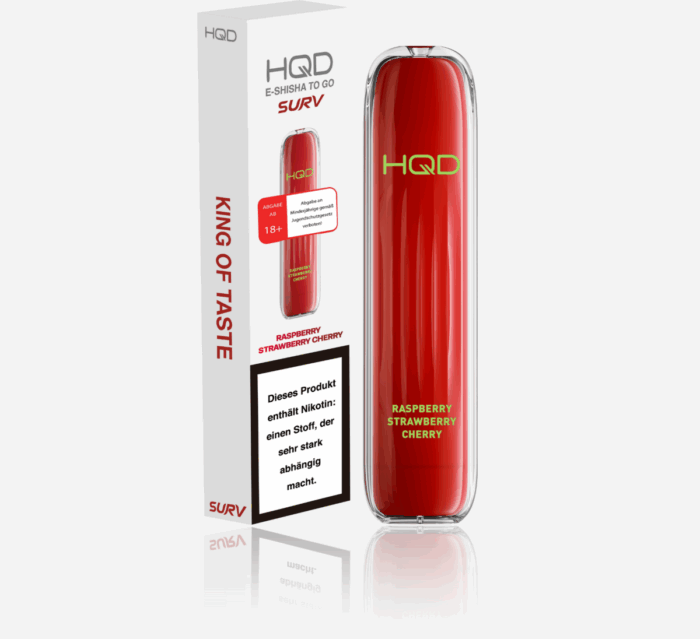 HQD SURV Raspberry Strawberry Cherry – Bild 1
