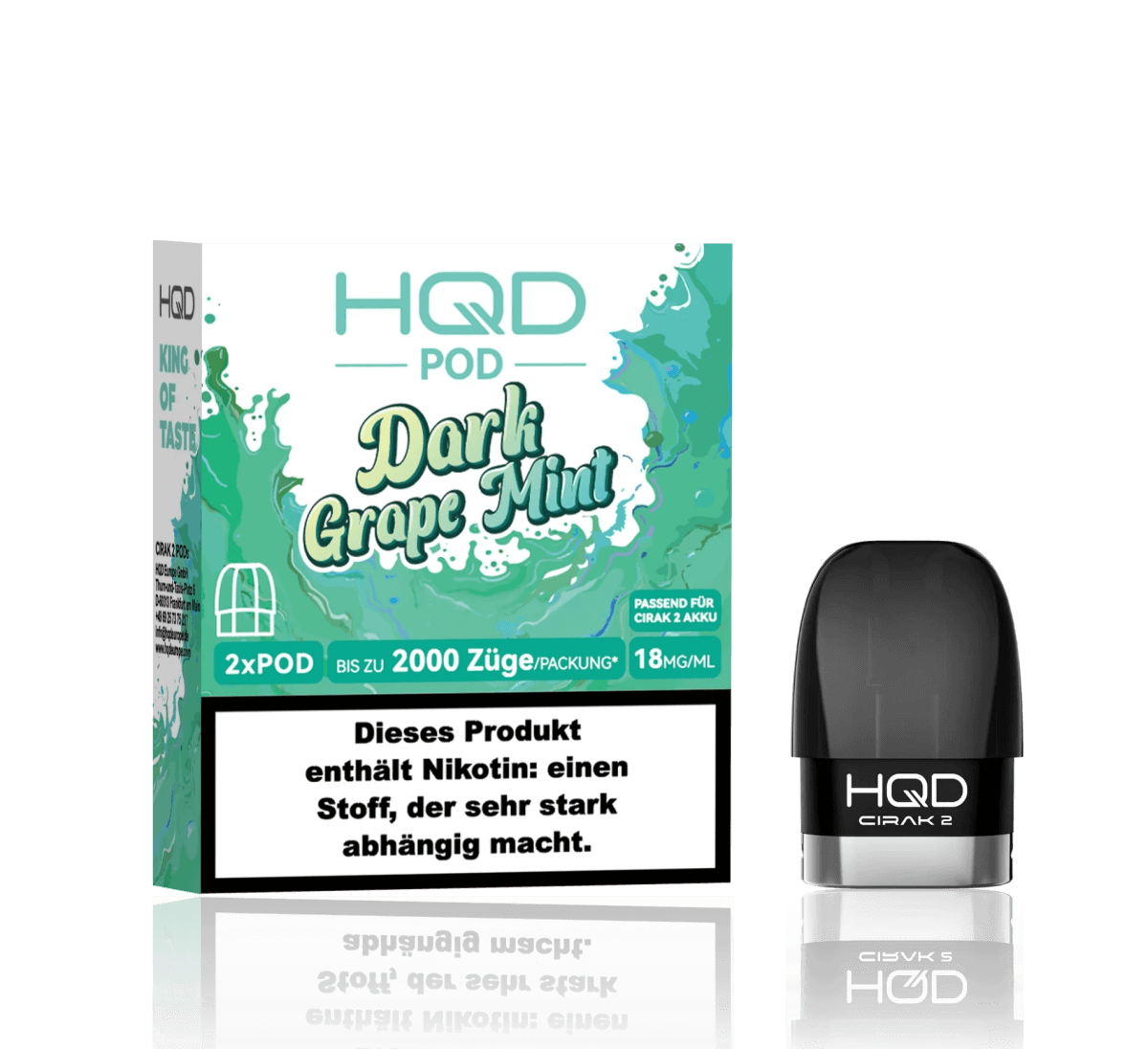 pod-dark-grape-mint HQD Cirak 2 – Grape Mint Pods – Bild 1