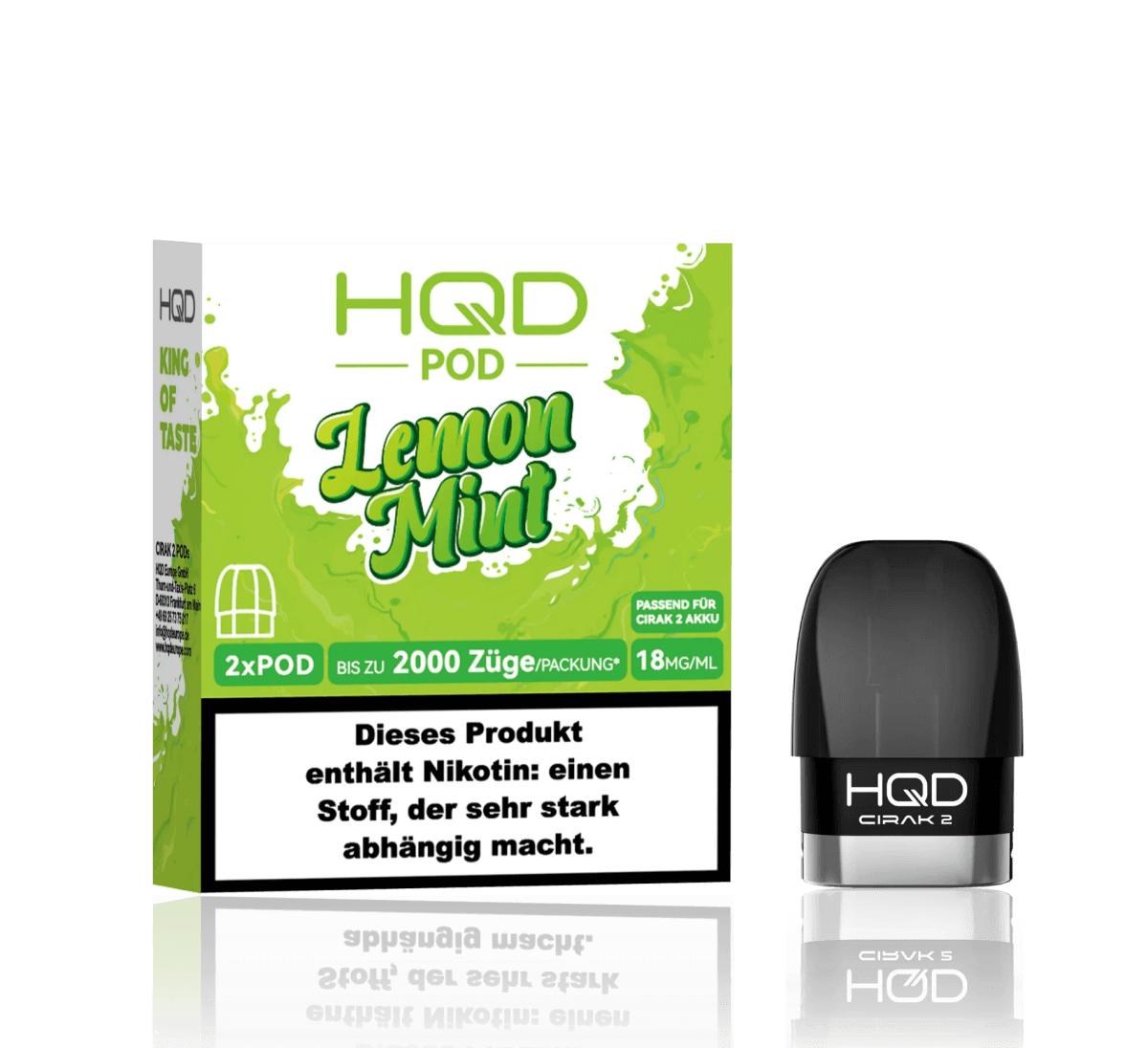 pod-lemon-mint HQD Cirak 2 – Lemon Mint Pods – Bild 1