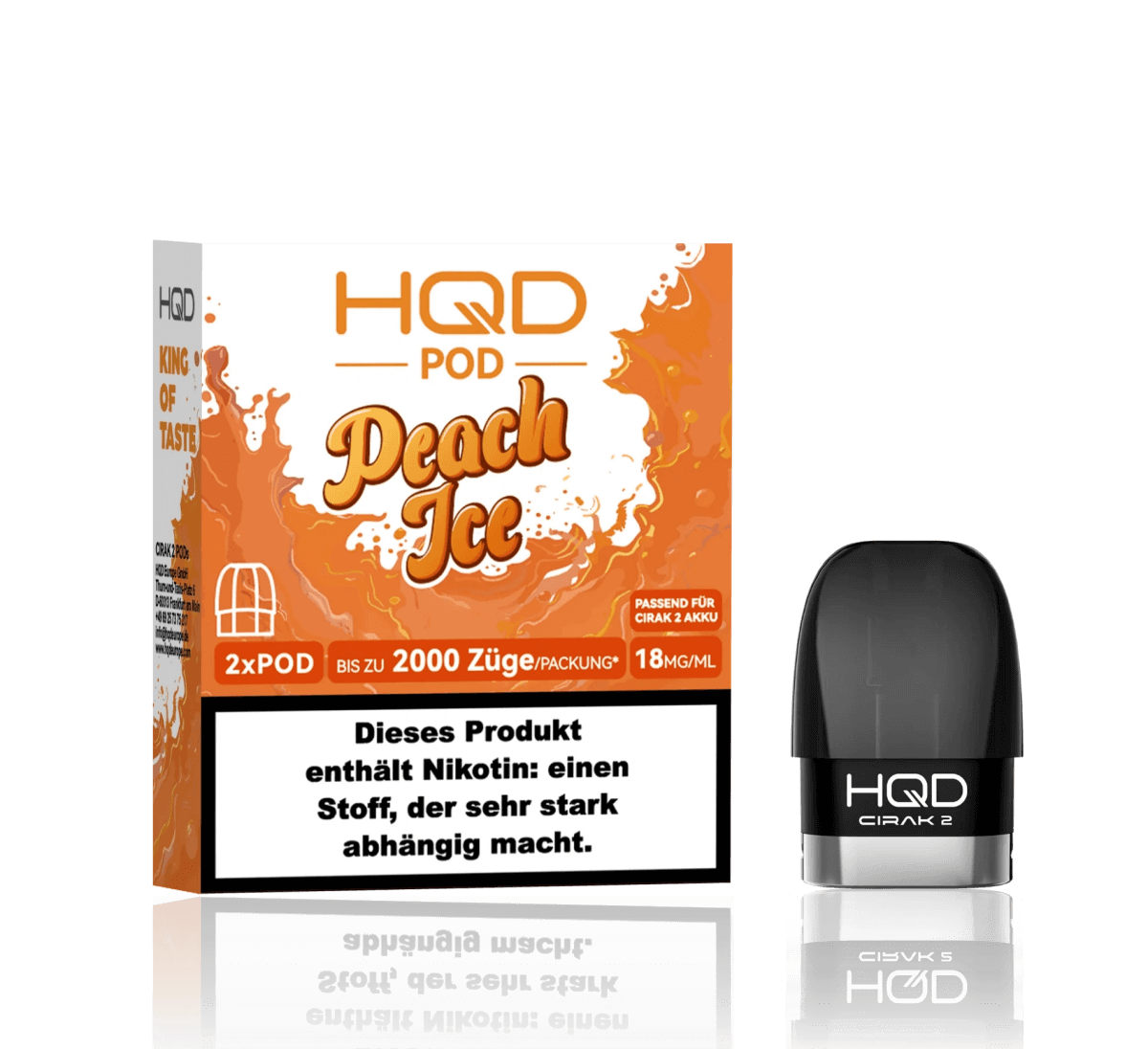 pod-peach-ice HQD Cirak 2 – Peach Ice Pods – Bild 1